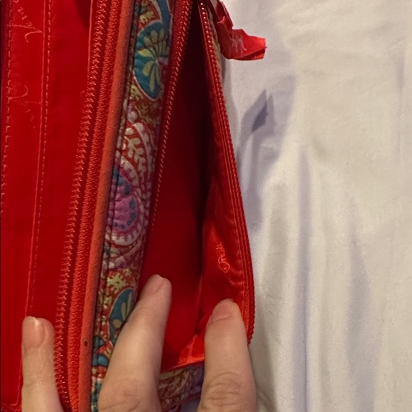 Vera Bradley Vibrant Paisley Wallet - Picture 5 of 7